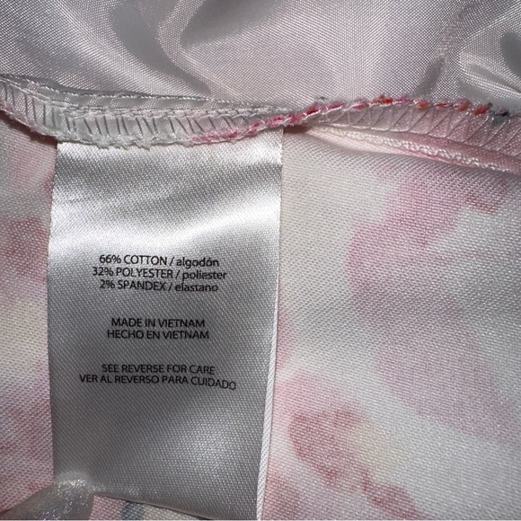 Isaac Mizrahi Womens New York Short Pink White 8 Floral Spring Summer Beach - Picture 9 of 10